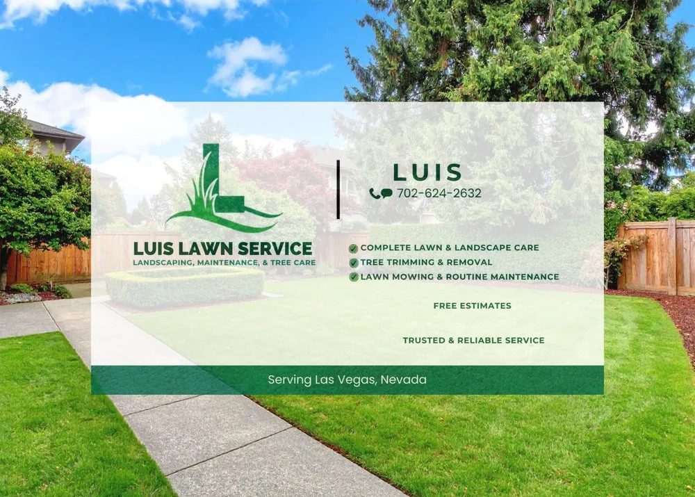 Local landscape design in Las Vegas, NV by Luis Lawn Services