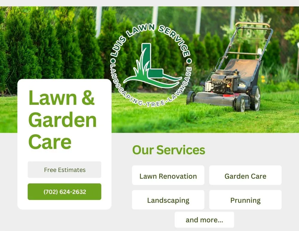 Trusted yard maintenance for homes in Las Vegas, NV by Luis Lawn Services
