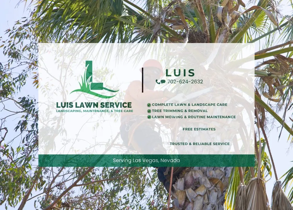 Custom outdoor landscaping experts serving Las Vegas, NV - Luis Lawn Services