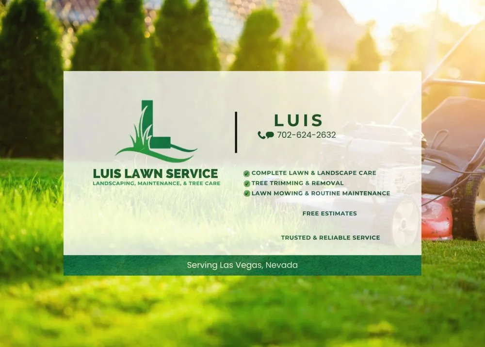 Reliable residential landscaping experts serving Las Vegas, NV - Luis Lawn Services