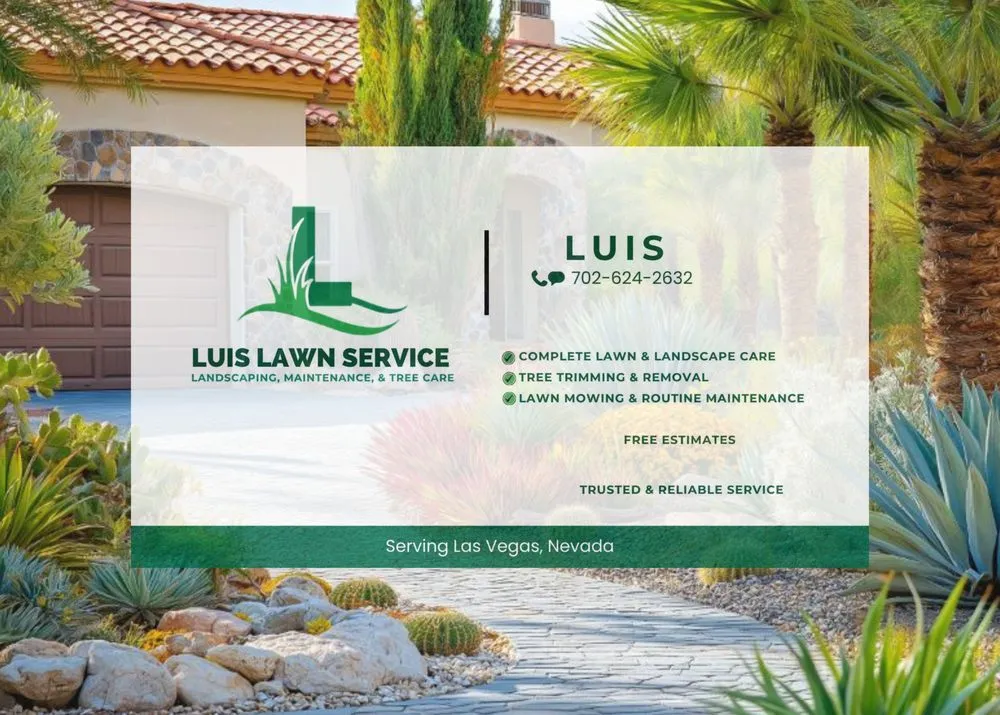 Trusted landscaping services near you in Las Vegas, NV by Luis Lawn Services