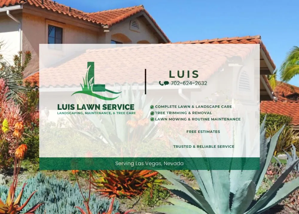 Professional landscaping services for year-round maintenance in Las Vegas, NV by Luis Lawn Services