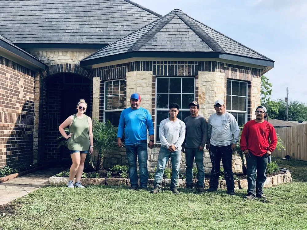 Affordable landscaping services for residential properties in Houston, TX by Luis Martinez Lawn Services