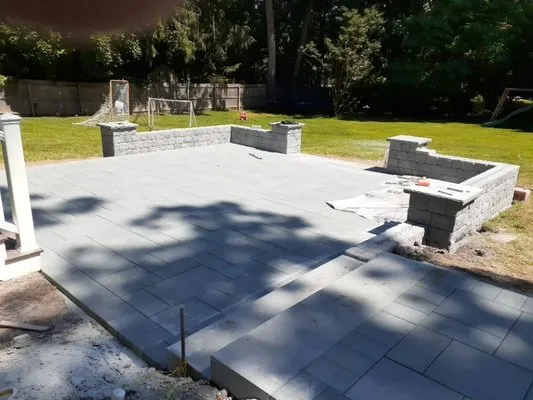 Luis Masonry & Landscaping Logo