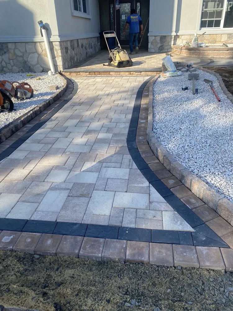 Custom landscaping services with custom design in Croydon, PA by Luisdurans Landscaping
