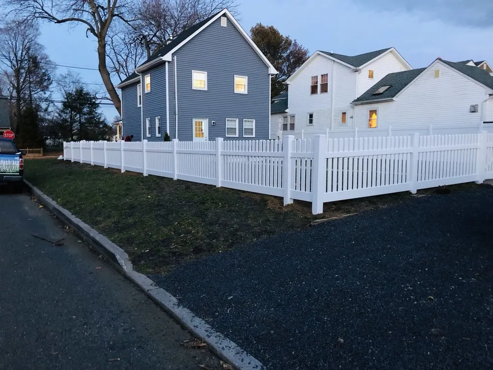 Custom landscape installation in Asbury Park, NJ by Luisitos Fencing