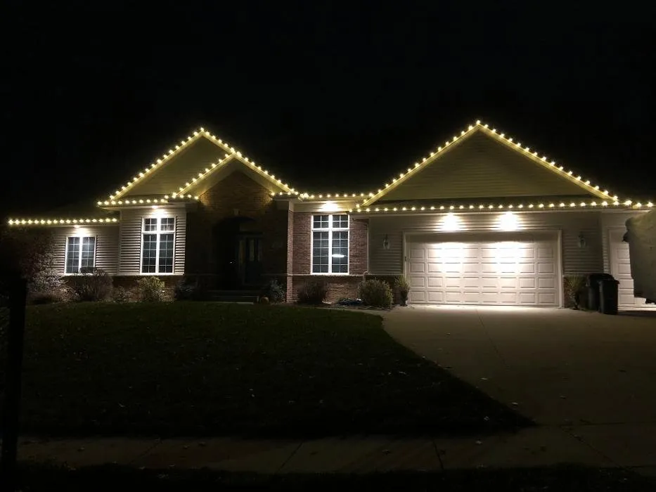 Custom outdoor landscaping with custom design across Cedar Rapids, IA - Lukan Lawn Care