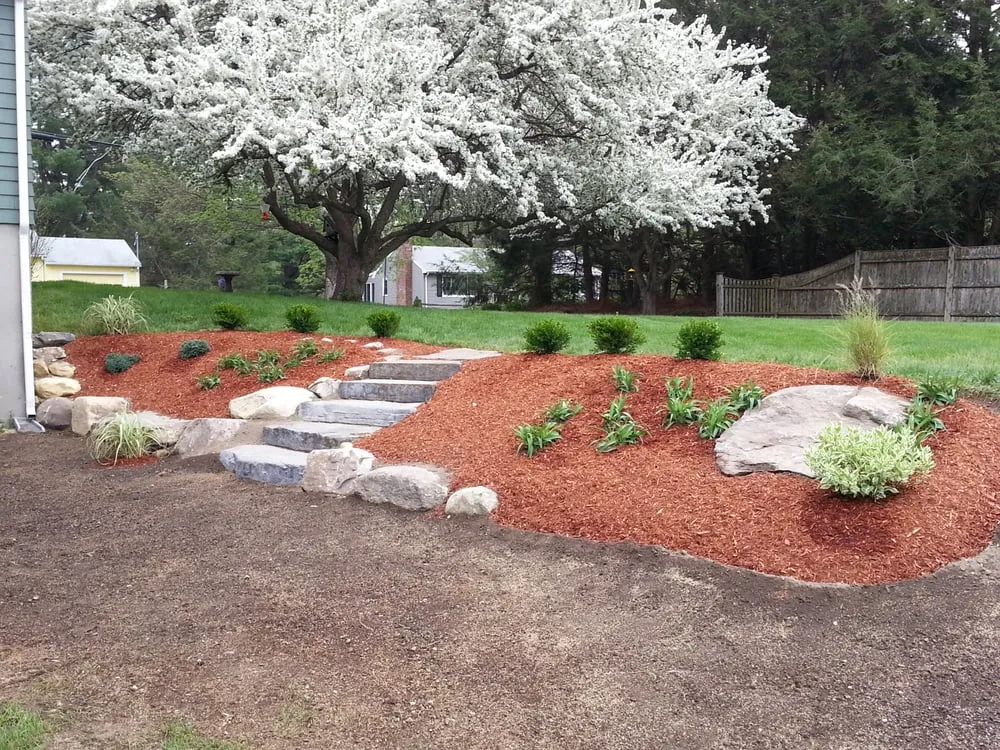 Professional landscape design in Stow, MA by Luke Jones Landscape