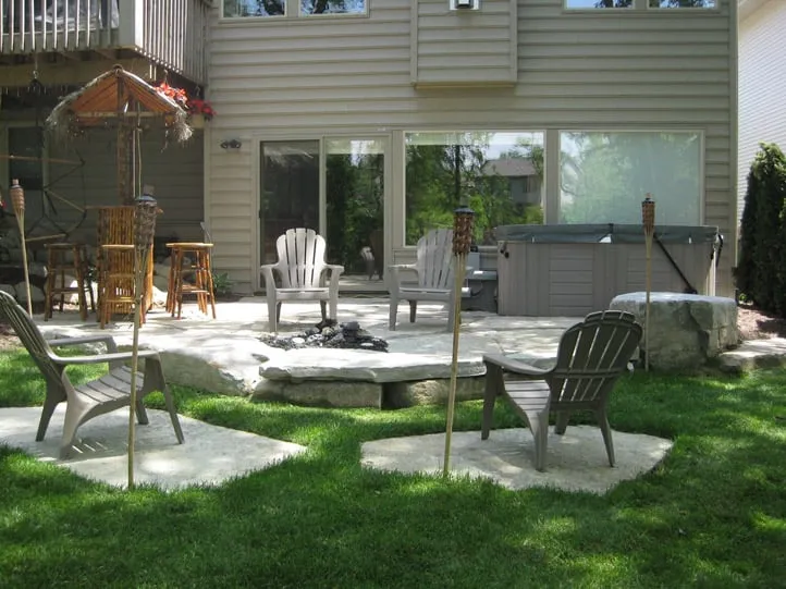 Top-rated lawn mowing service with custom design in Haslett, MI by Luke Landscape Company