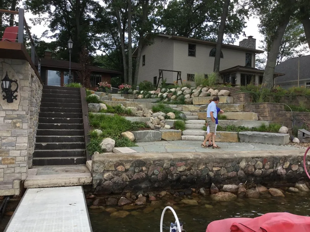 Professional landscaping services with custom design in Haslett, MI by Luke Landscape Company