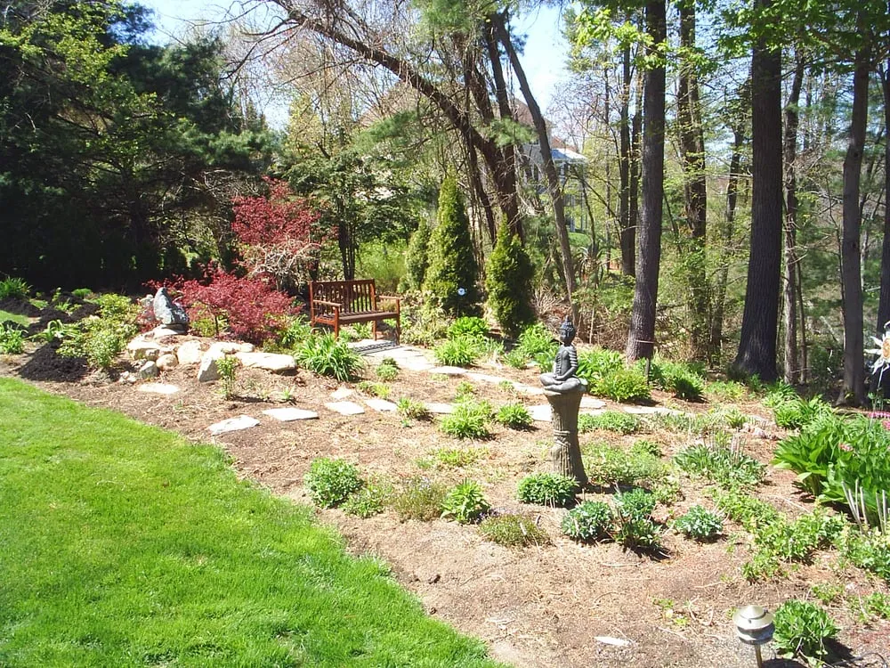 Reliable garden landscaping with custom design in Andover, MA by Luken Landscaping