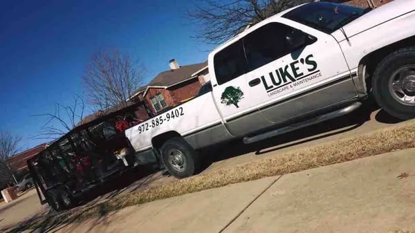Luke's Landscape & Maintenance Logo