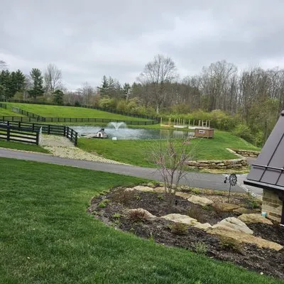 Lukes Landscaping And Lawn Care Logo