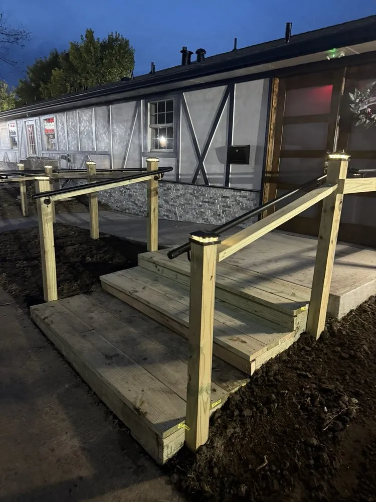 Custom landscape installation in Ennis, TX by Luksa Lawn Care & Handyman Services