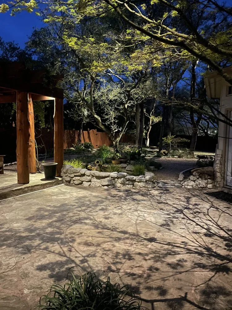 Professional landscaping services in Austin, TX by Luminary Lights Austin