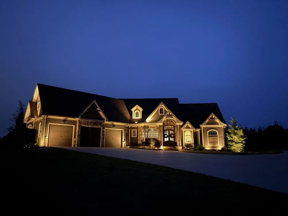 Reliable lawn mowing service for homes across Easley, SC - Luminosity Outdoor Lighting