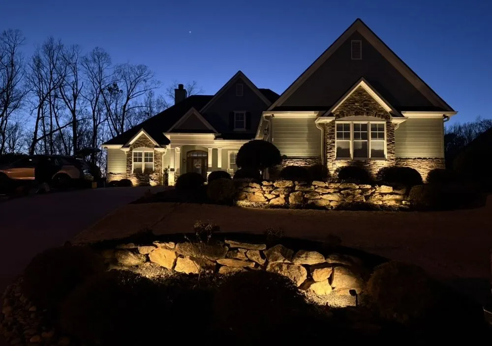 Custom lawn mowing service in Easley, SC - Luminosity Outdoor Lighting