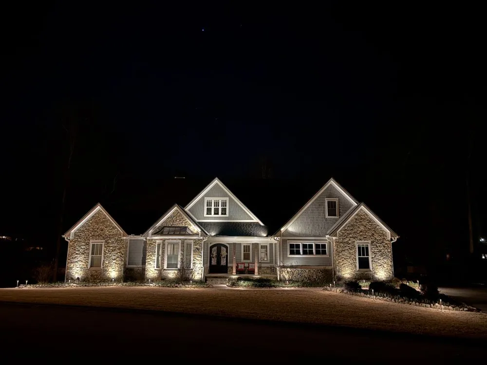Expert landscape design with custom design across Easley, SC - Luminosity Outdoor Lighting