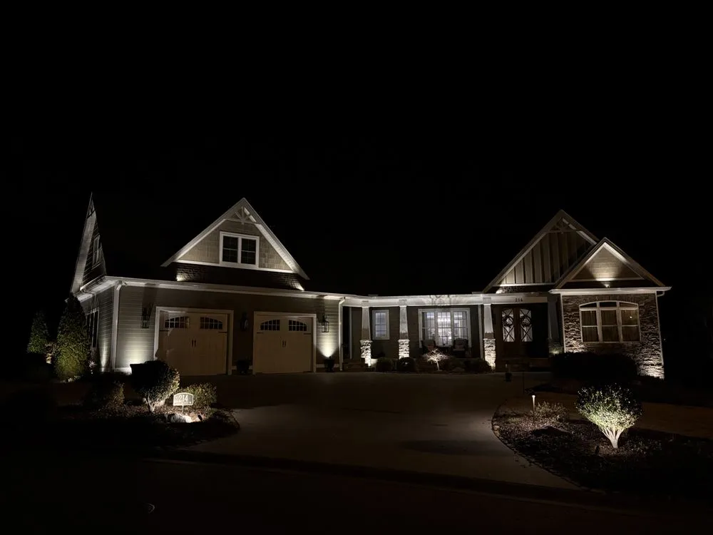 Top-rated landscaping services in Easley, SC by Luminosity Outdoor Lighting
