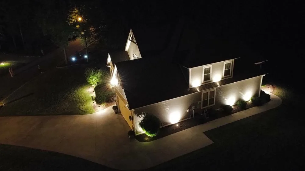 Expert landscape design for homes in Easley, SC by Luminosity Outdoor Lighting