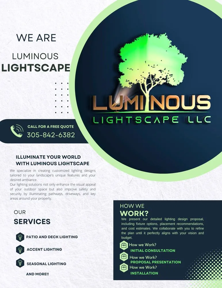 Affordable garden landscaping for year-round maintenance across Miami, FL - Luminous Lightscape