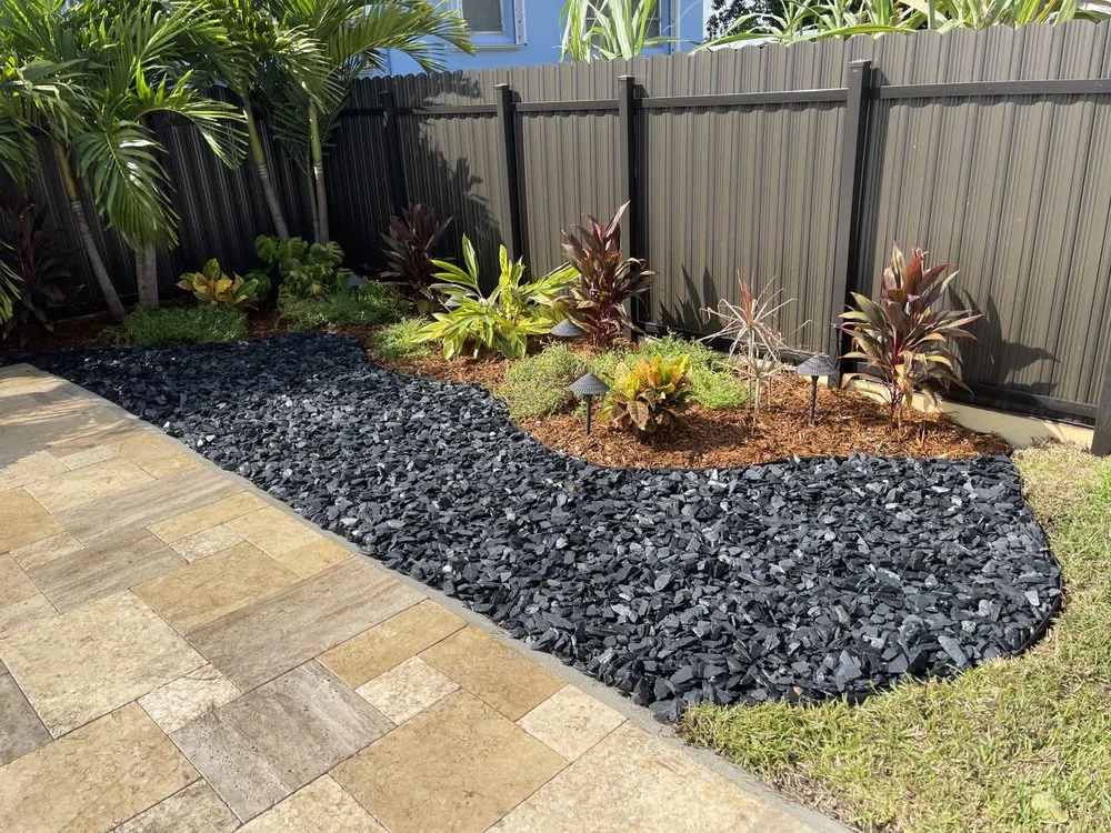 Affordable garden landscaping for year-round maintenance in Miami, FL by Luminous Lightscape