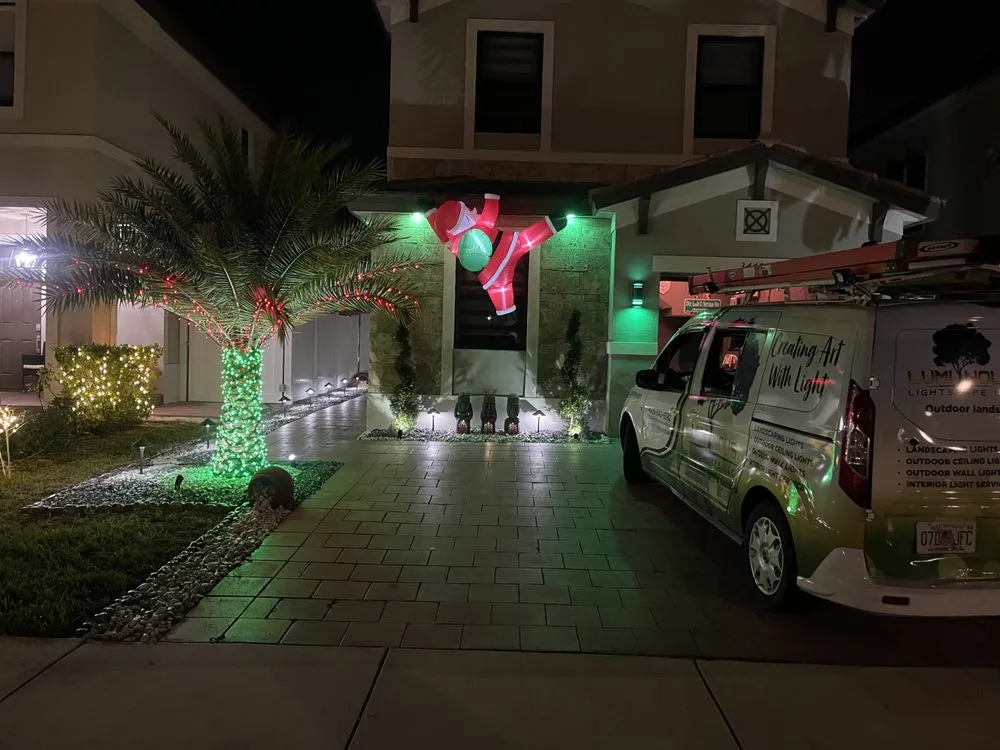 Affordable outdoor landscaping in Miami, FL by Luminous Lightscape