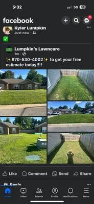 Lumpkin  Lawncare Logo