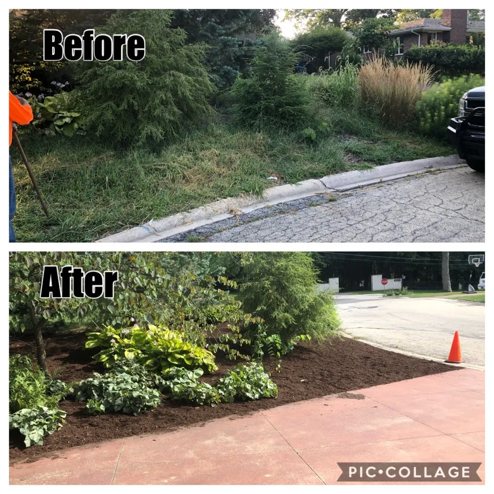 Custom lawn care service with custom design in Kankakee, IL by Luna landscaping