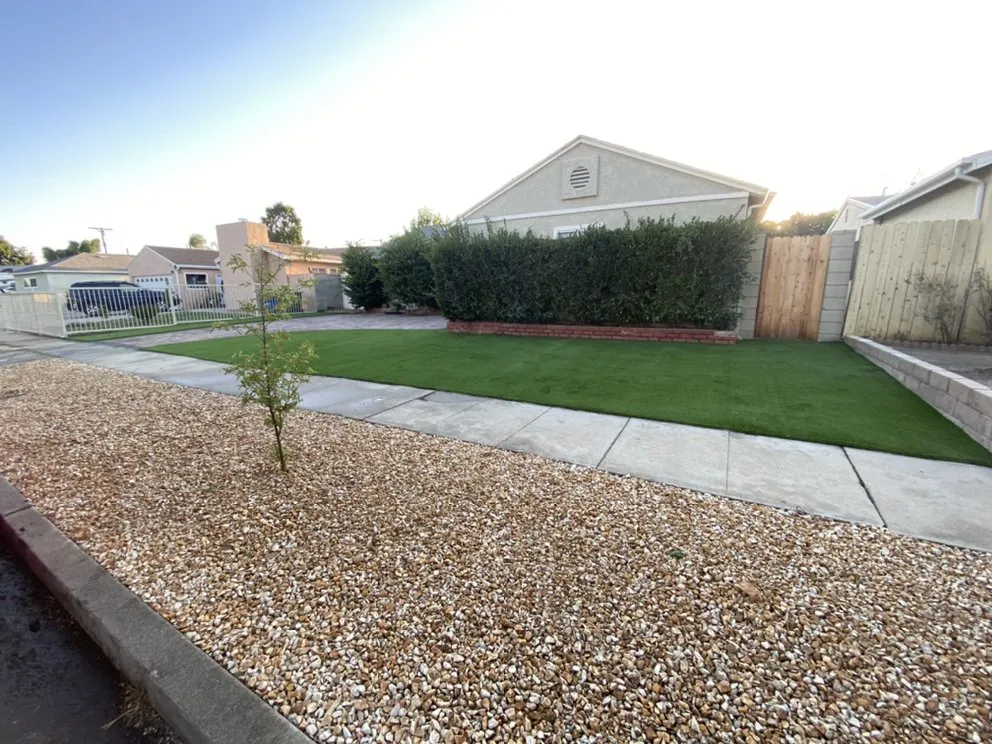 Local landscape design in San Fernando Valley, CA - Luna’s artificial grass