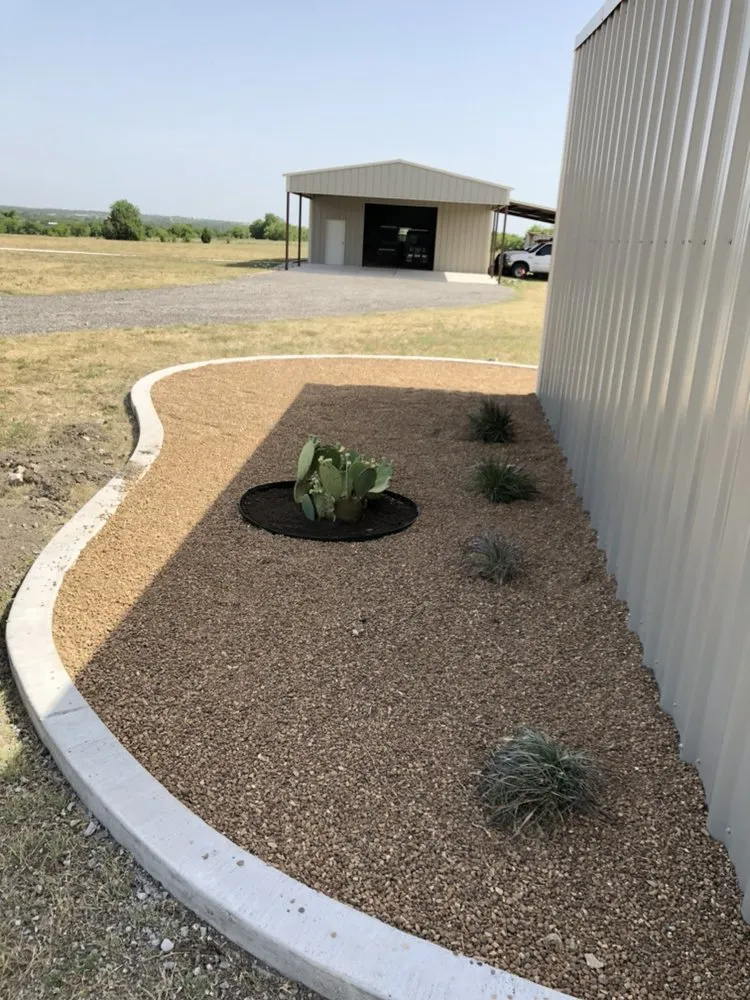 Local garden landscaping with custom design across Valley View, TX - Lunas Landscape and Construction