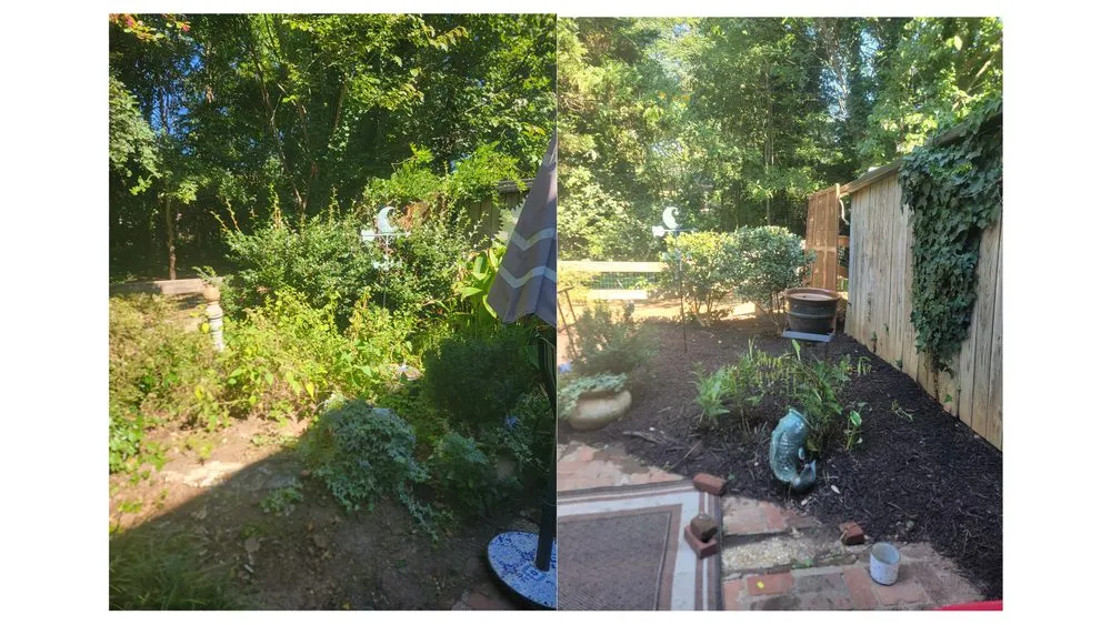 Affordable garden landscaping for homes in Atlanta, GA by Luna's Trees