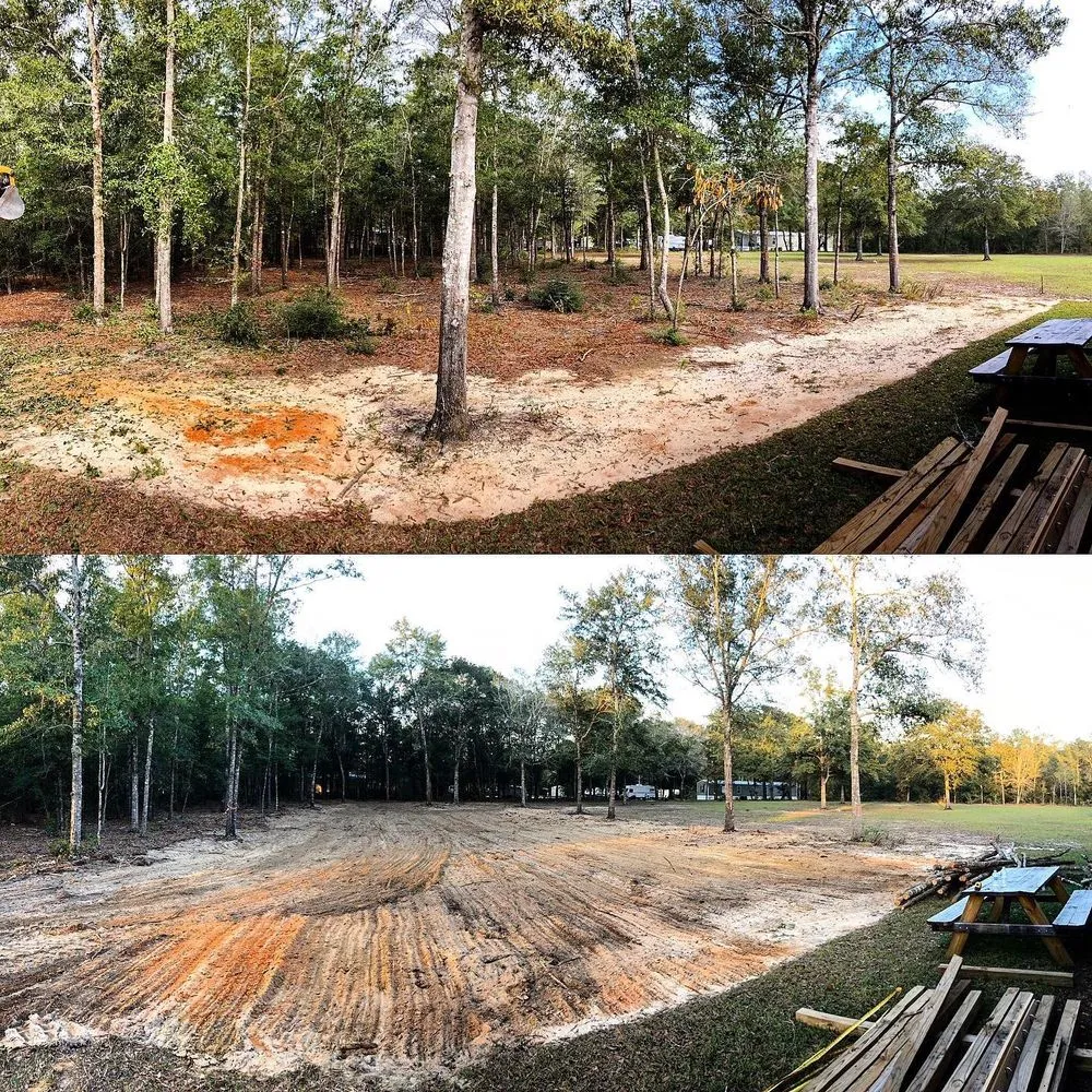 Custom yard cleanup service in Freeport, FL by Lund's Tractor Service & Excavation