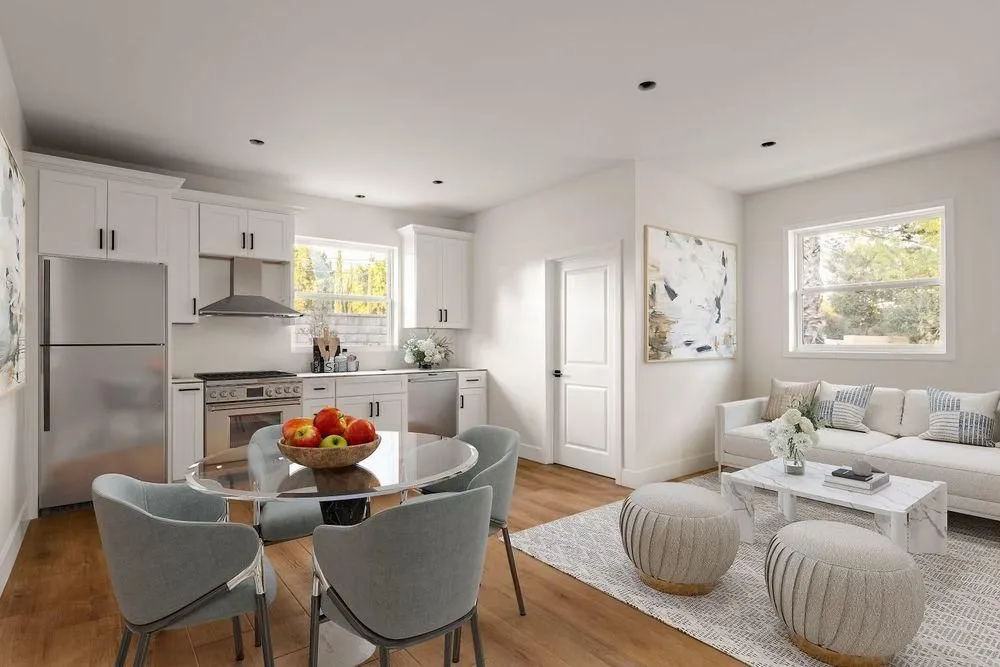 Custom garden landscaping in La Cañada Flintridge, CA by Lungu Construction Group