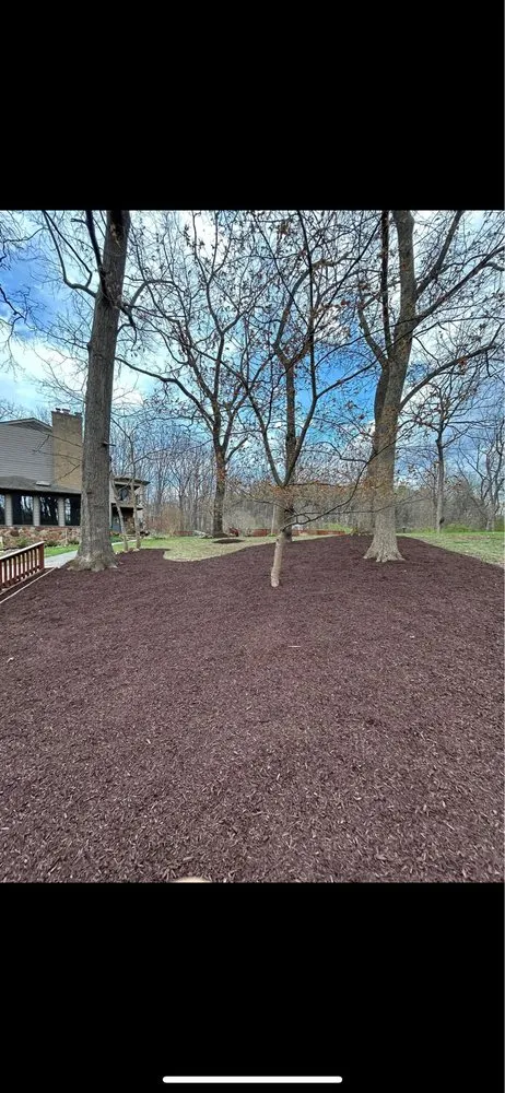 Professional lawn mowing service with custom design in Lyndhurst, VA by Lunsford Outdoor Innovations