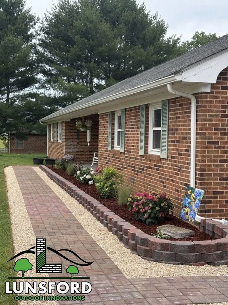 Affordable yard cleanup service with custom design in Lyndhurst, VA by Lunsford Outdoor Innovations