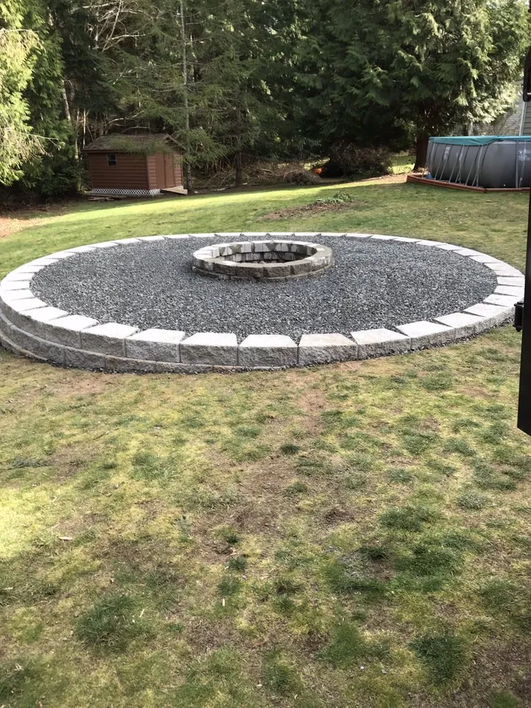 Affordable garden landscaping with custom design in Kingston, WA by Lupe's Landscaping & Excavation