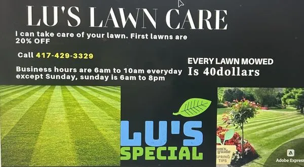Lu’s Lawn Care Logo