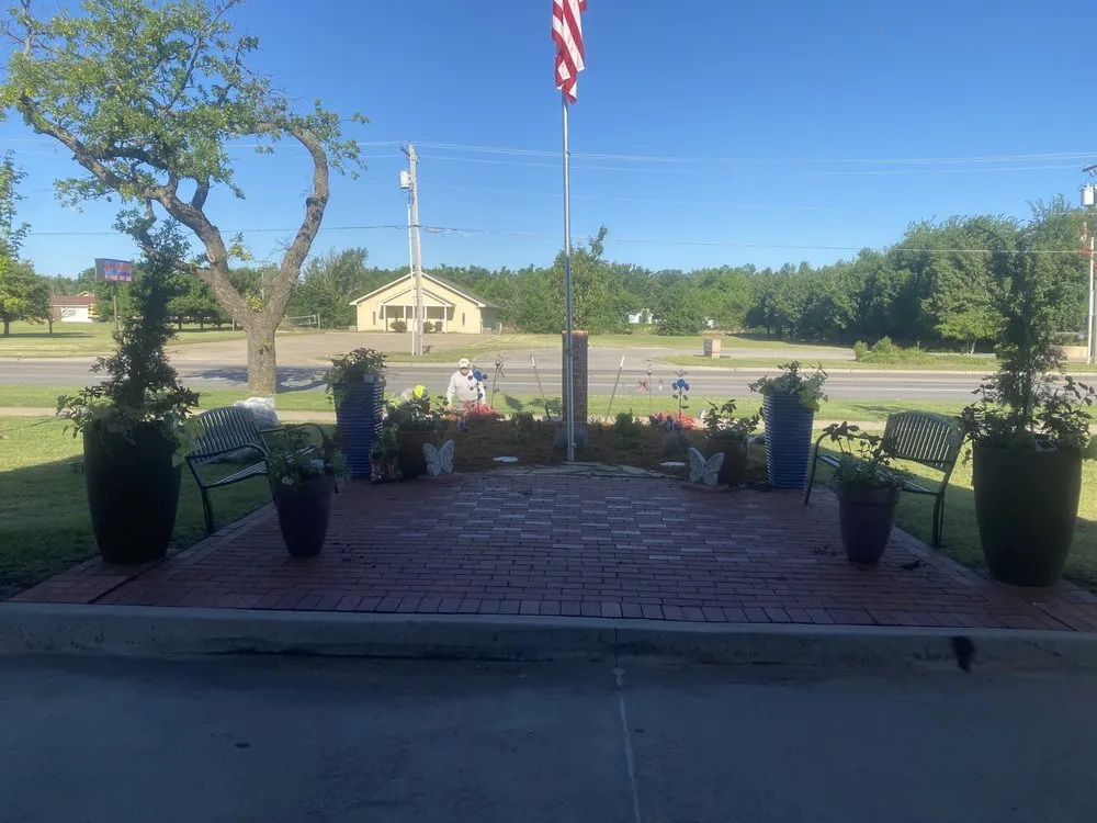 Professional garden landscaping for residential properties across Blanchard, OK - Luscious Lawns and Landscape