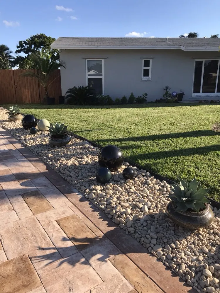 Local landscape installation in Palmetto Bay, FL - Lush Greenery Landscaping