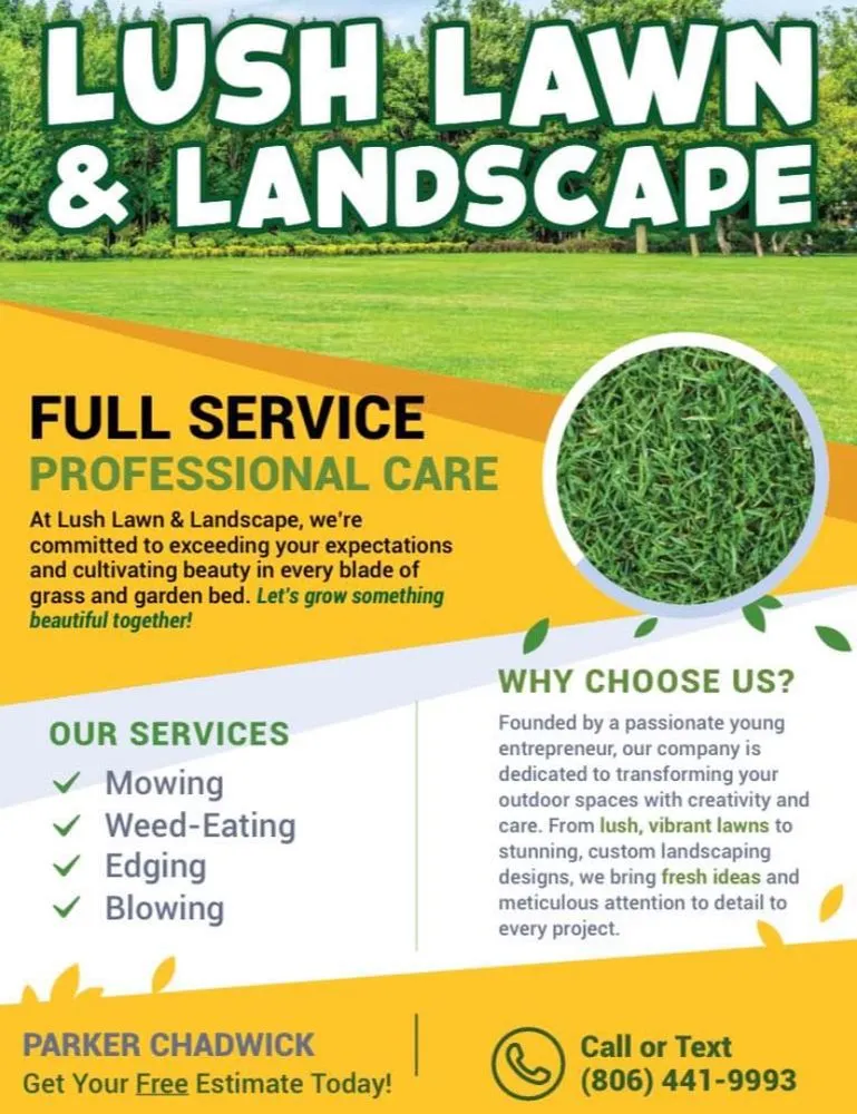 Local landscape installation in Lubbock, TX - Lush Lawncare