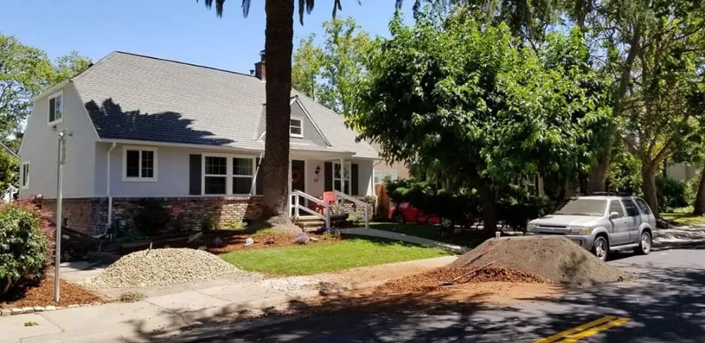 Expert lawn mowing service with custom design in Sacramento, CA by Lush Outdoor Home Design