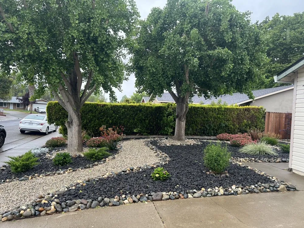 Custom garden landscaping in Sacramento, CA by Lush Outdoor Home Design