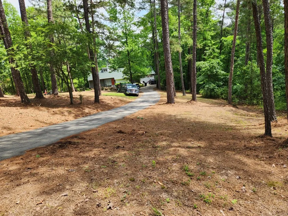 Professional garden landscaping for homes in Macon, GA by Luster Lawn Care Services