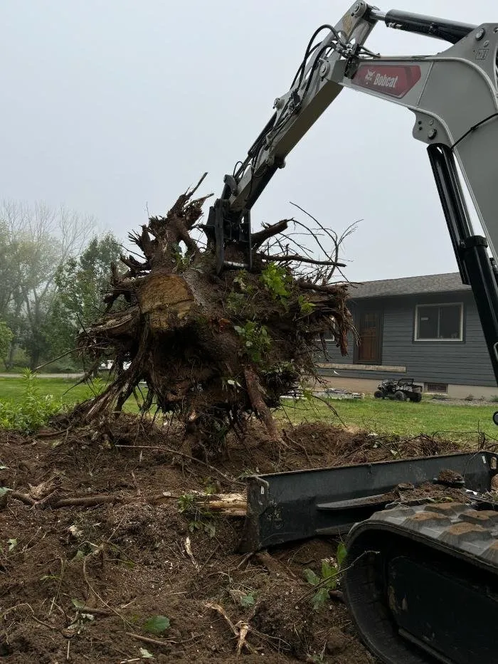 Custom lawn care service for beautiful yards across Wrenshall, MN - Lustigs Mini Excavation