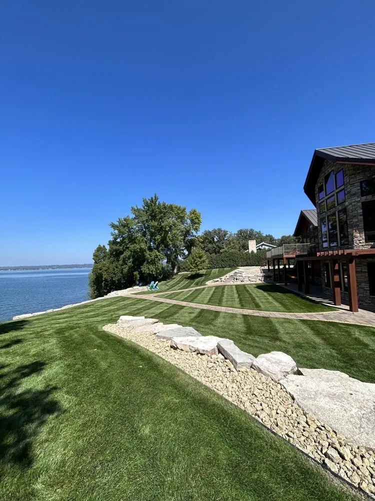 Expert landscaping services in Glenwood, MN by Lux Cut Lawncare