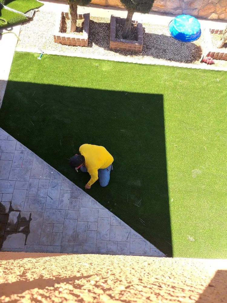 Local lawn mowing service in El Paso, TX by Lux illumination