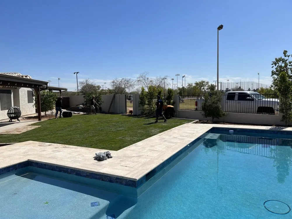 Local yard maintenance for beautiful yards in Chandler, AZ by Lux Landscape Services