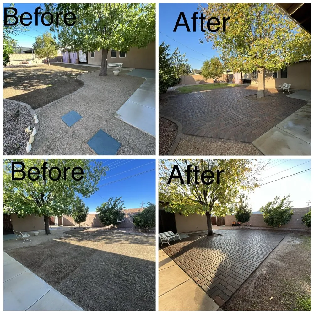 Affordable landscape installation for homes in Chandler, AZ by Lux Landscape Services