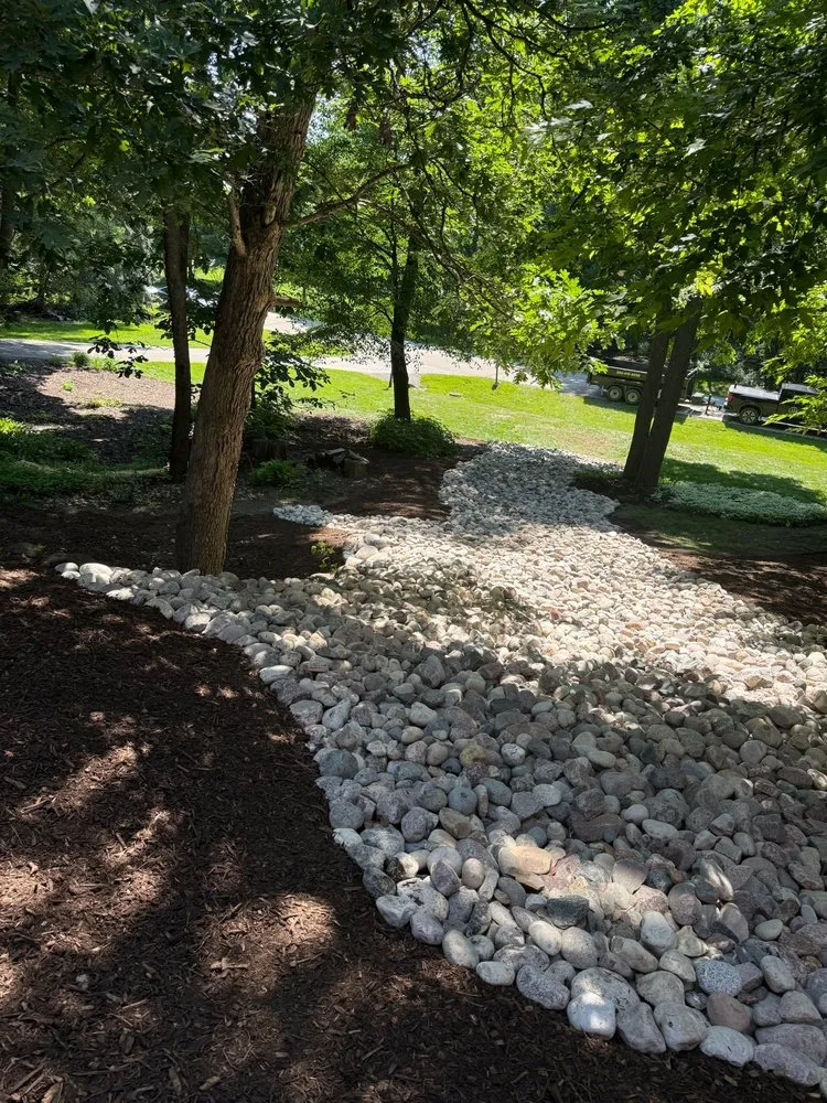 Local landscape installation with custom design in Sussex, WI by Lux Landscape
